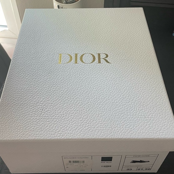 Dior Black Leather Loafers - Picture 3 of 11